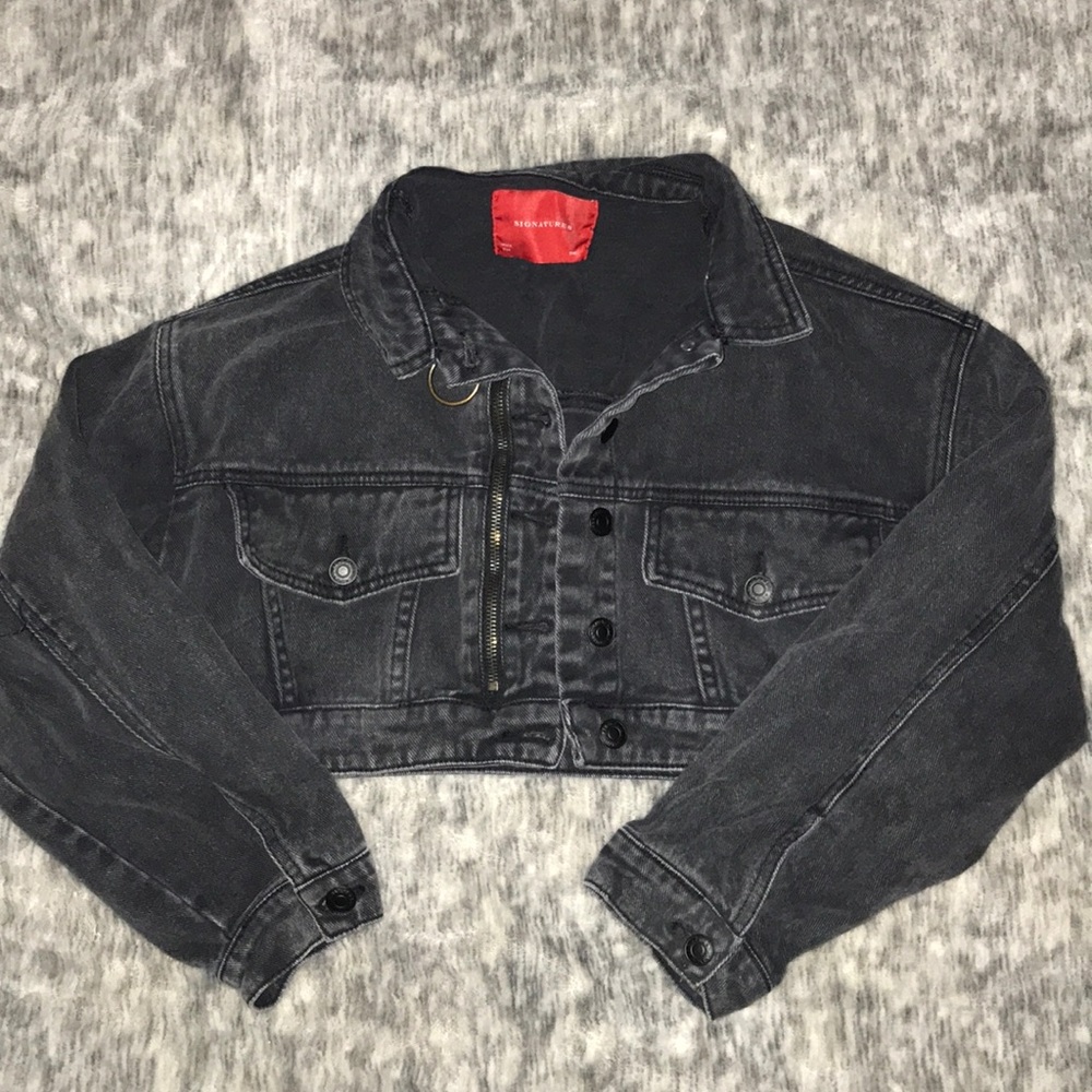 Small Jean crop top